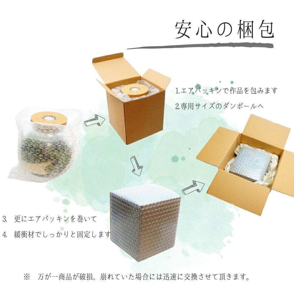 草原に続く道 — 南信州産 苔テラリウム 完成品 LEDライト付