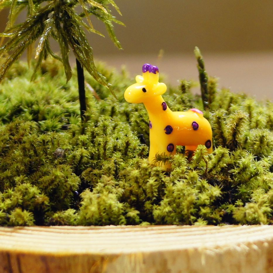 キリン｜苔テラリウム用ミニチュア