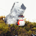 雪だるま（赤いマフラー）｜苔テラリウム用ミニチュア