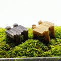 反り橋（木目モチーフ）｜苔テラリウム用ミニチュア